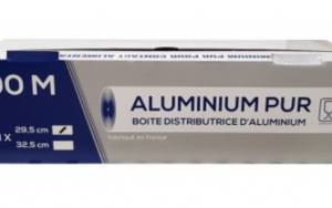 Aluminium alimentaire 29x200 boîte distributrice