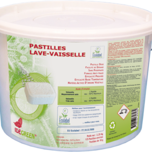 ID GREEN pastille lave vaisselle Ecolabel seau de 2,25 kg
