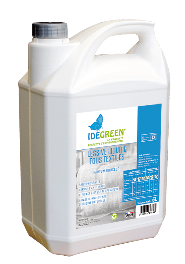 ID GREEN lessive liquide Ecolabel bidon de 5 litres