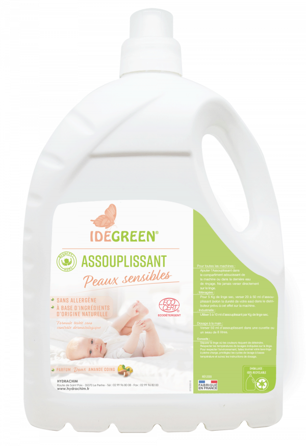 ID GREEN Assouplissant Peaux Sensibles® bidon de 3 L