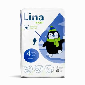 LINA BABY PANTS T4 Maxi (8-15 kg) colis de 4 sachets de 22 culottes