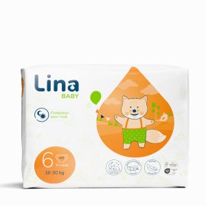 LINA BABY T6 XL (16-30 kg) colis de 3 sachets de 40 couches